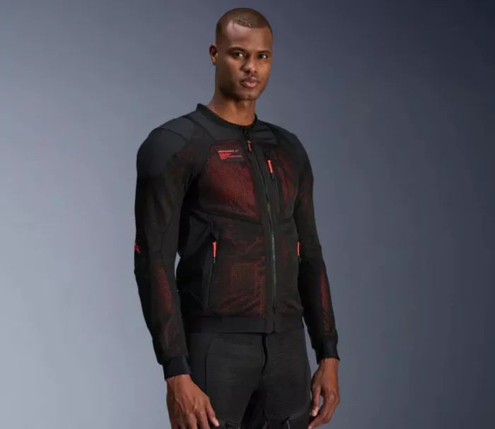 Bunda na moto 2025 Alpinestars Troop-Air Pro black/red fluo