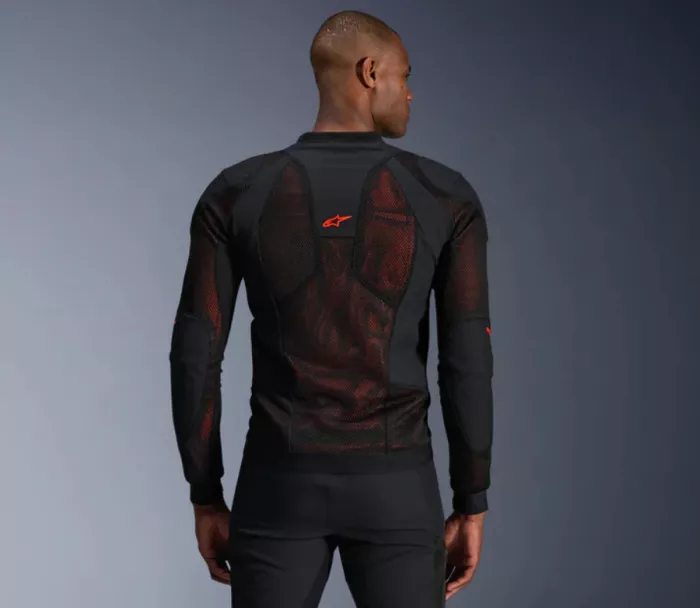 Bunda na moto 2025 Alpinestars Troop-Air Pro black/red fluo