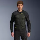 Pánská bunda 2025 Alpinestars Troop-Air dark black/fluo yellow