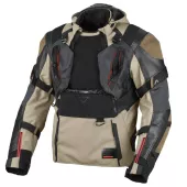 Bunda na moto Macna Tryton brown/black men