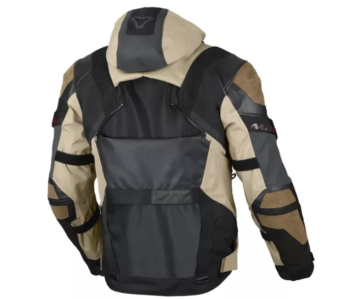 Bunda na moto Macna Tryton brown/black men