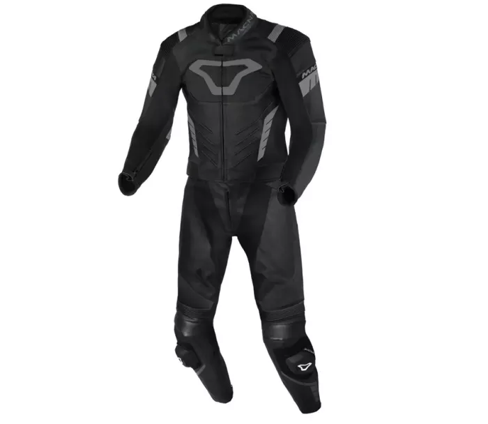 Pánská dvoudílná kombinéza Macna Varshall black leather