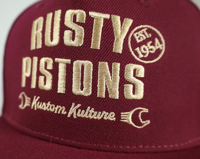 Čepice Rusty Pistons Vernon red