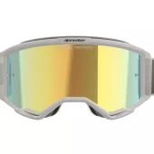 Motokrosové brýle 2025 Alpinestars Vision 5 Hollow wind/mirror gold