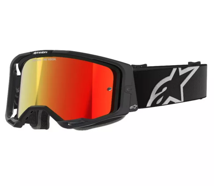 Motokrosové brýle 2025 Alpinestars Vision 8 Corp black/mirror red