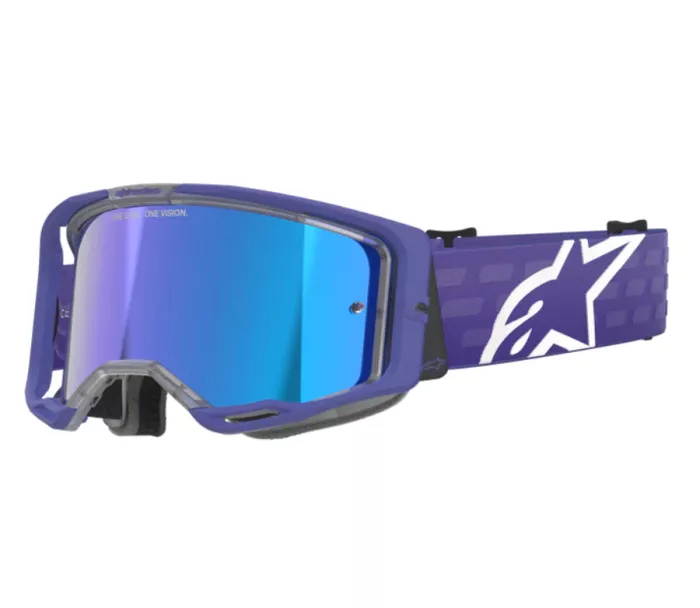 Brýle 2025 Alpinestars Vision 8 Corp purple/mirror blue