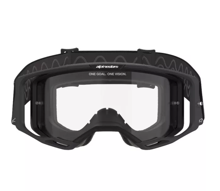 Brýle na motokros 2025 Alpinestars Vision 8 Corp black/clear