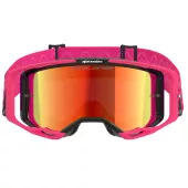 Brýle na motokros Alpinestars Vision 8 Corp pink/mirror red