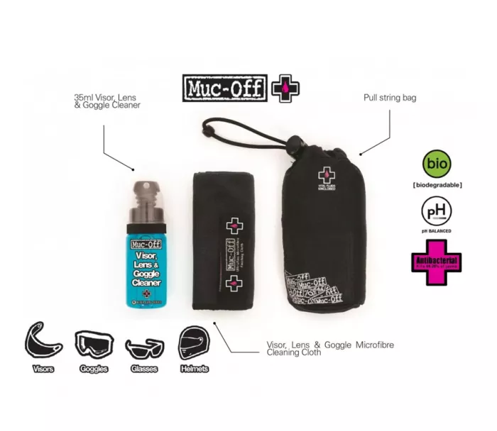 Muc-Off Visor, Lens & Goggle Cleaning Kit