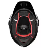 Závodní helma 2024 Alpinestars Supertech R10 Team black/carbon red/white glossy