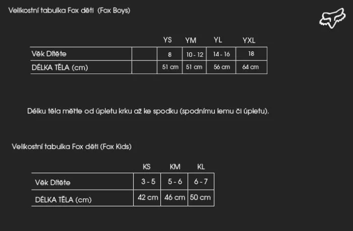 Dětské tričko Fox Youth Legacy Ss Tee Black