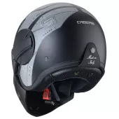 Otevřená helma Caberg Ghost X Vyrus matt black/grey/green fluo