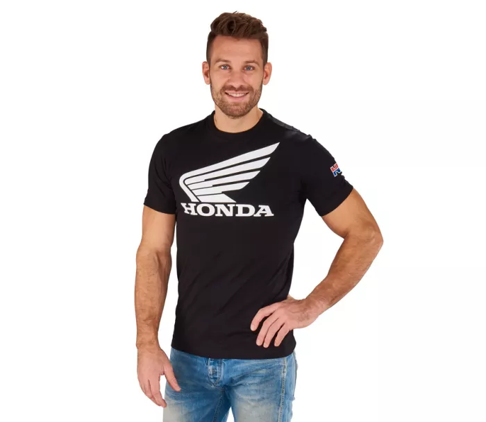 Honda Wing black tričko
