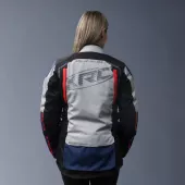 Dámská bunda na moto XRC Winkle 2.0 WTP adventure black/grey/blue/red