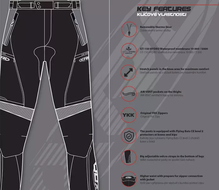 Dámské kalhoty XRC Winkle 2.0 WTP adventure black