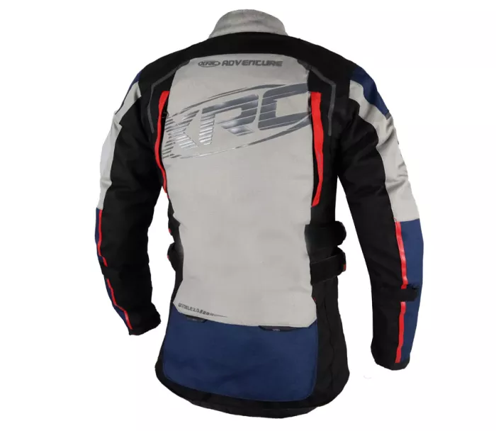 Dámská bunda na moto XRC Winkle 2.0 WTP adventure black/grey/blue/red