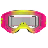 Brýle na motokros 2025 Alpinestars Vision 5 Wordmark pink/fluo yellow/clear