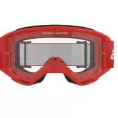 MX brýle 2025 Alpinestars Vision 3 Wordmark red/clear