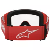 MX brýle 2025 Alpinestars Vision 3 Wordmark red/clear