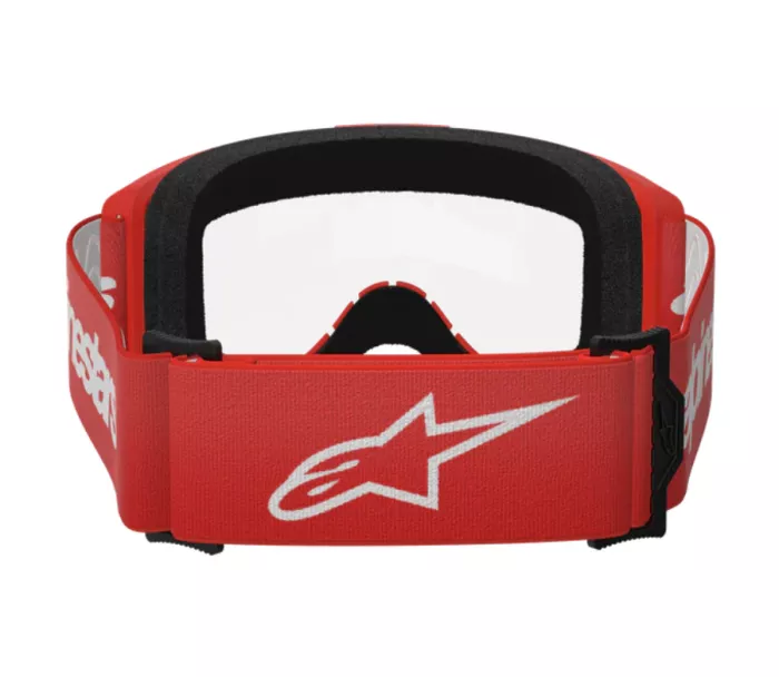 MX brýle 2025 Alpinestars Vision 3 Wordmark red/clear
