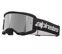 Motokrosové brýle 2025 Alpinestars Vision 3 Wordmark black/mirror silver