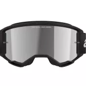 Motokrosové brýle 2025 Alpinestars Vision 3 Wordmark black/mirror silver