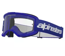 Motokrosové brýle 2025 Alpinestars Vision 3 Wordmark blue/clear