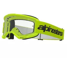 Motokrosové brýle 2025 Alpinestars Vision 3 Wordmark yellow fluo/clear