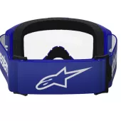 Motokrosové brýle 2025 Alpinestars Vision 3 Wordmark blue/clear