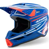 Dětská helma 2026 Alpinestars SM3 Wurx blue/red/white/black glossy