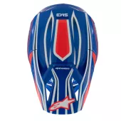 Dětská helma 2026 Alpinestars SM3 Wurx blue/red/white/black glossy