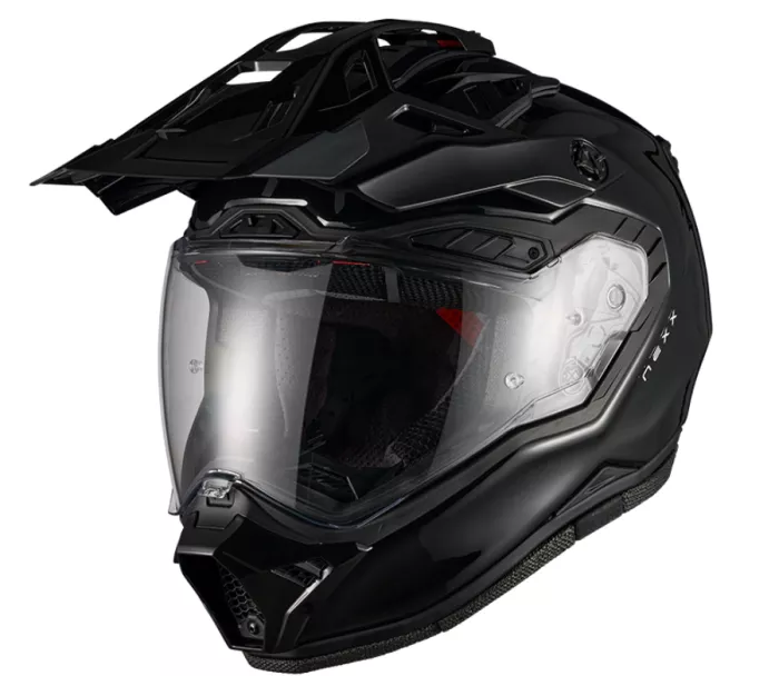 Adventure helma NEXX X.RALLY Plain black