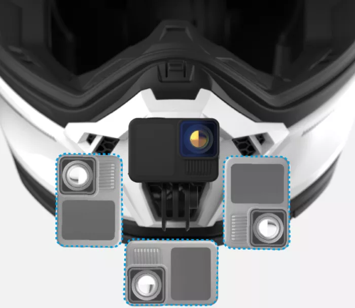 Helma na moto NEXX X.RALLY Yuma white/neon