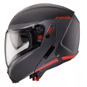 Výklopná helma Caberg Horus X Ray matt black/grey/red fluo
