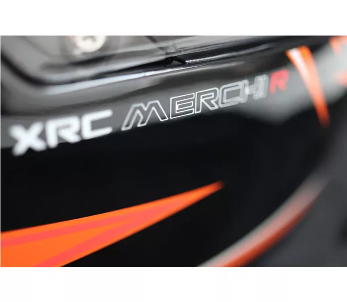 Helma na moto XRC Merchi R black/orange/grey