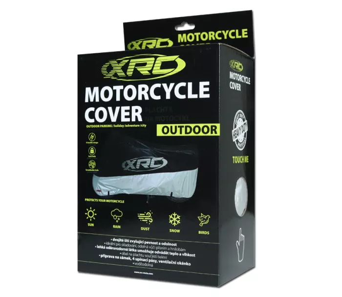 Plachta na motocykl XRC Outdoor black/silver vel. XL