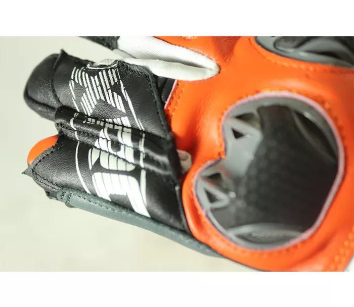 Rukavice na moto XRC RUN 1/2 ORANGE/BLK/WHT