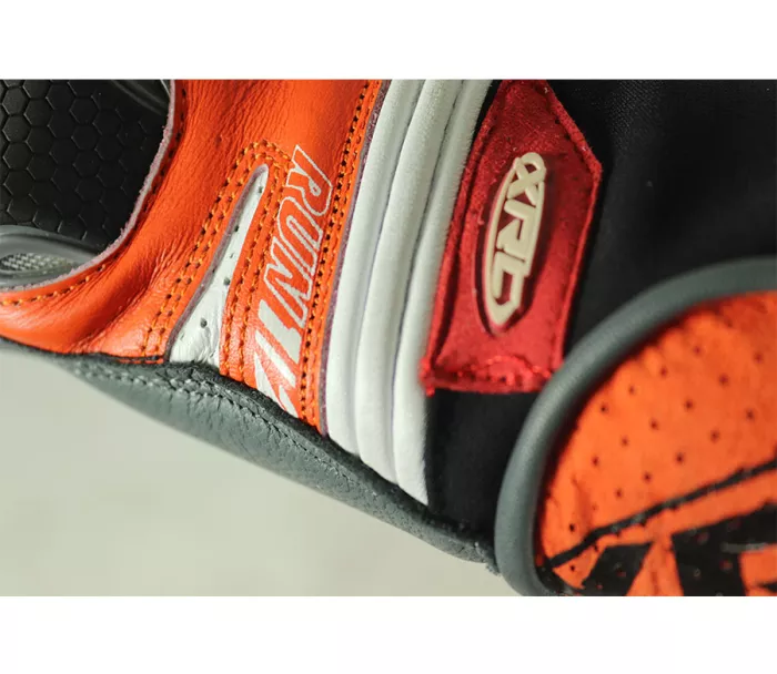 Rukavice na moto XRC RUN 1/2 ORANGE/BLK/WHT