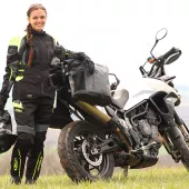 Dámská bunda na moto XRC Winkle WTP blk/grey/fluo