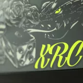 Helma na moto XRC Cobra king matt grey/fluo