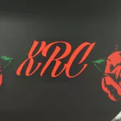 Helma na moto XRC Cobra king matt black/red