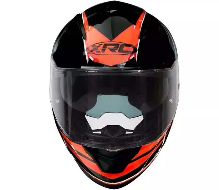 Helma na moto XRC Merchi R black/orange/grey