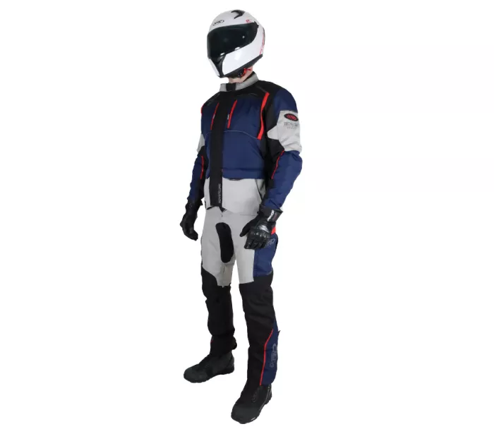 Bunda na moto XRC Winkle 2.0 WTP men adventure grey/black/blue/red