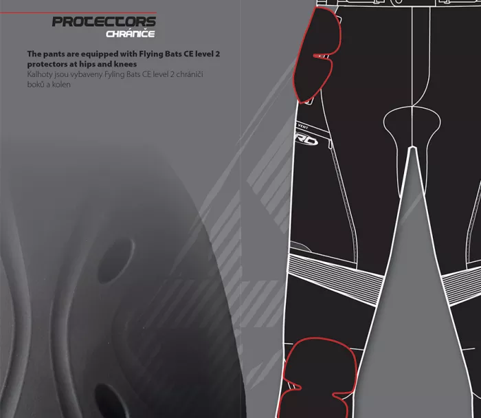 Kalhoty na motorku XRC Winkle WTP blk/grey/fluo