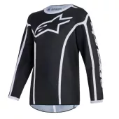 Dětský dres na motokros 2026 Alpinestars Fluid Apex black/grey