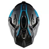 Helma na moto NEXX X.RALLY Yuma grey/blue