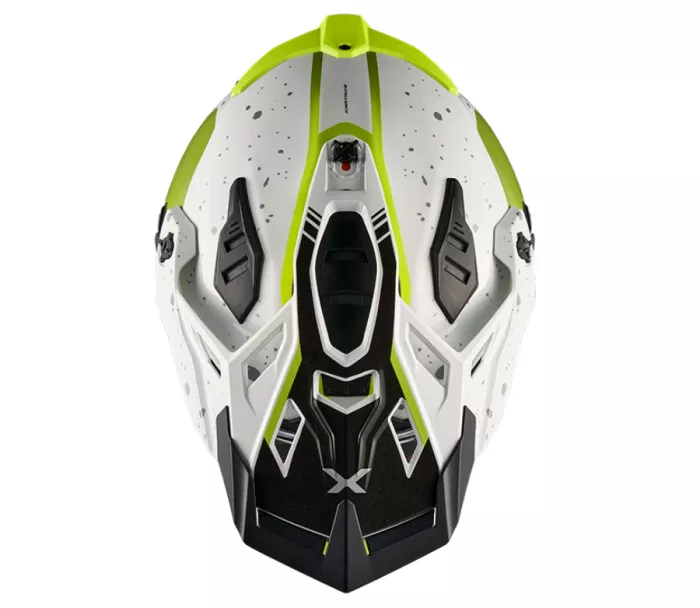 Helma na moto NEXX X.RALLY Yuma white/neon