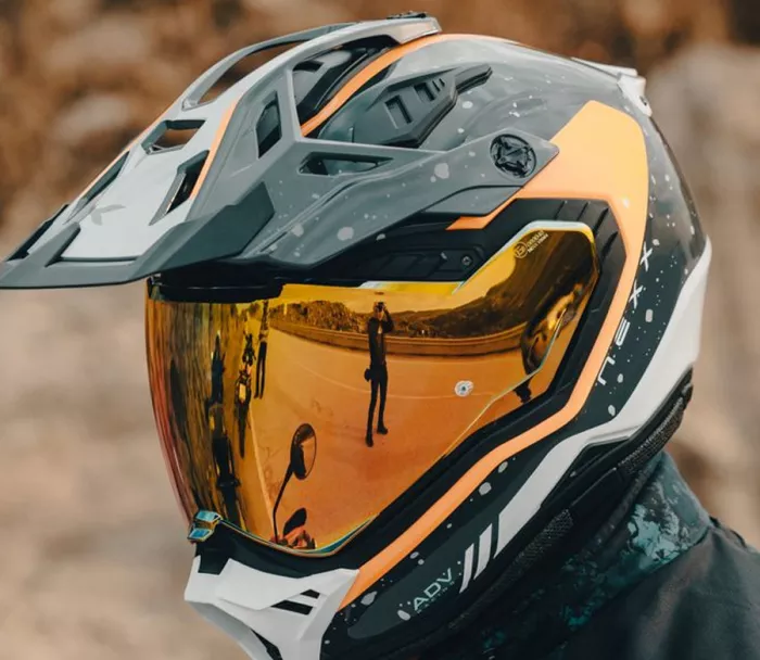 Adventure helma NEXX X.RALLY Yuma grey/orange