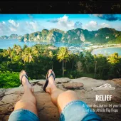 Žabky Trilobite Aftride Flip Flops grey/blue