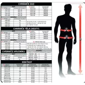 Páteřový chránič Zandona Hybrid Back Pro X8 black